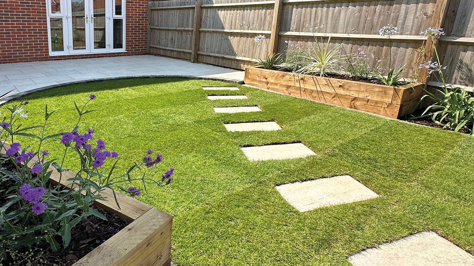 Patio Edging, Drainage and Detailing